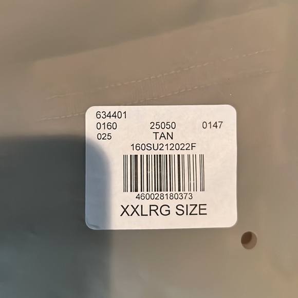 NWT BRAND NEW Fear of God Essentials Lounge Short TAN XXL - Picture 6 of 6